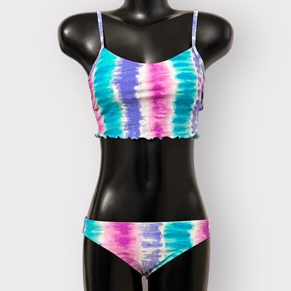 SO NWT Juniors M Womens S Cheeky Bikini Swimsuit NEW Set Bathing Suit Midkini - Picture 1 of 6